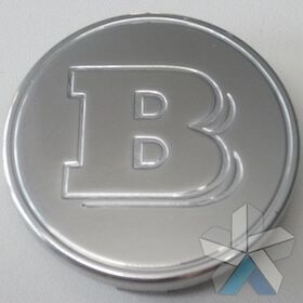 Genuine Smart Brabus 59mm Metal Centre Caps