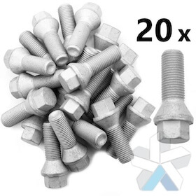 Bolt Pack M-Sec: Rust Resistant Bolts and High Security Locking Wheelbolts