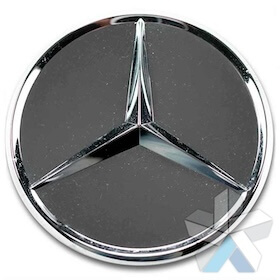 Genuine Mercedes All Chrome Caps